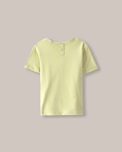 Playera Amarilla Estampada
